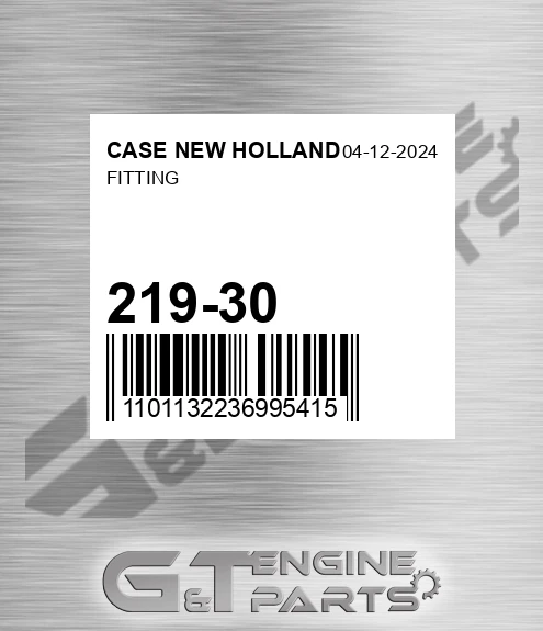 219-30 Fitting