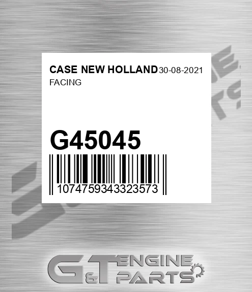 G45045 Facing