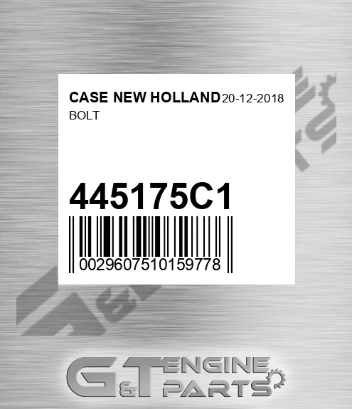 445175C1 Bolt
