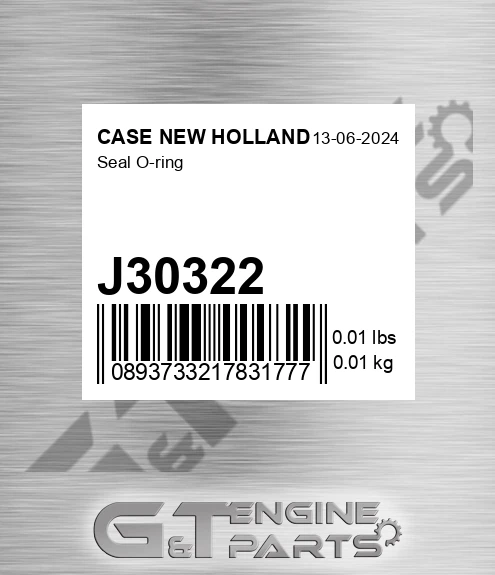J30322 Seal O-ring