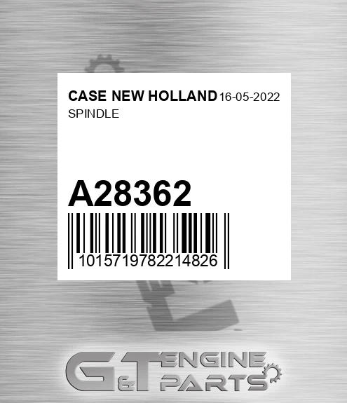 A28362 CASE NEW HOLLAND Spindle