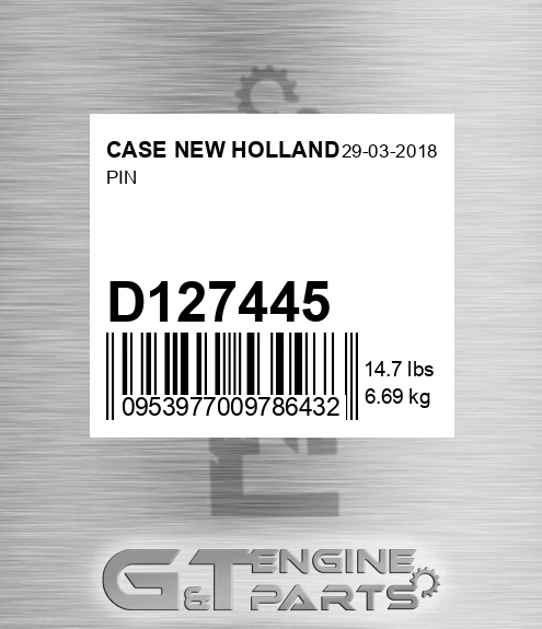 D127445 Pin