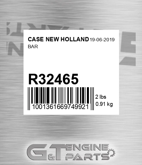 R32465 CASE NEW HOLLAND Bar