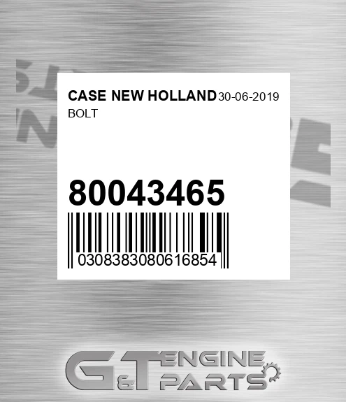 80043465 Bolt