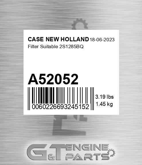 A52052 Filter Suitable 2s1285bq