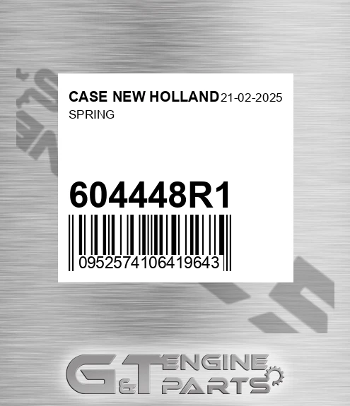 604448R1 Spring for CASE NEW HOLLAND