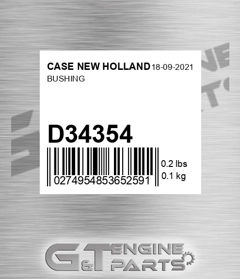 D34354 Bushing