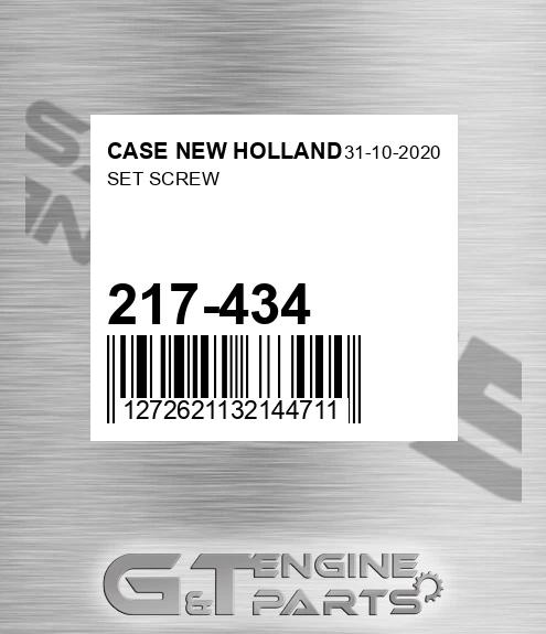 217-434 Set Screw for CASE NEW HOLLAND