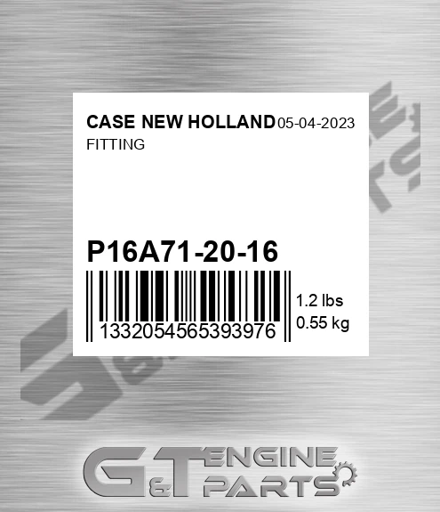 P16A71-20-16 Fitting