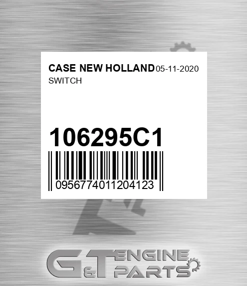 106295C1 CASE NEW HOLLAND Switch