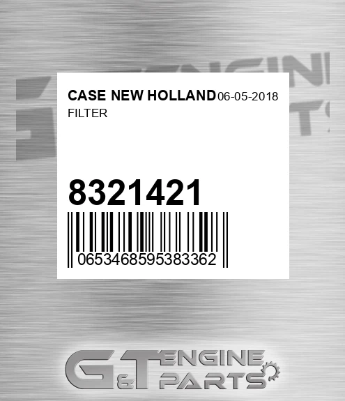 8321421 Filter for CASE NEW HOLLAND