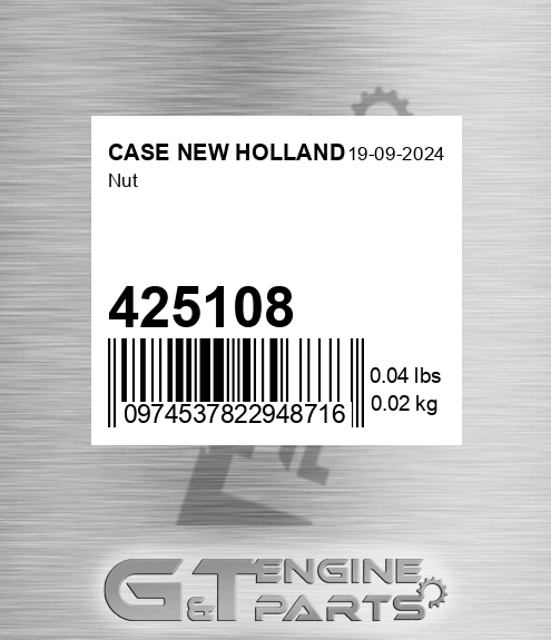 425108 Nut