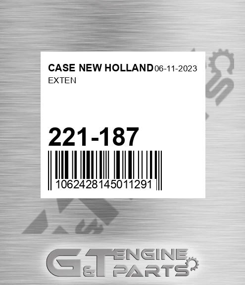 221-187 Exten for CASE NEW HOLLAND