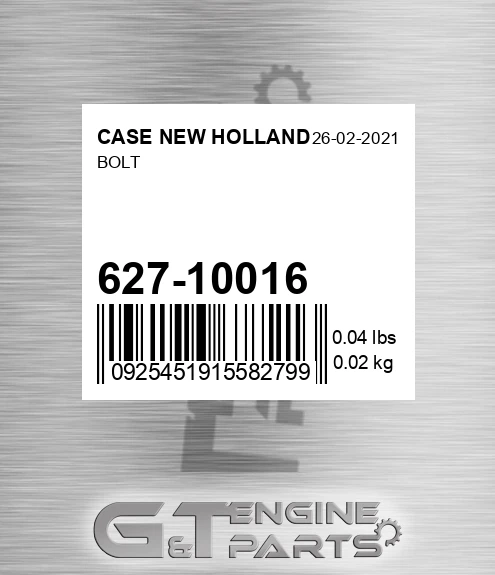 627-10016 Bolt