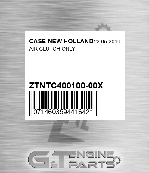 ZTNTC400100-00X Air Clutch Only