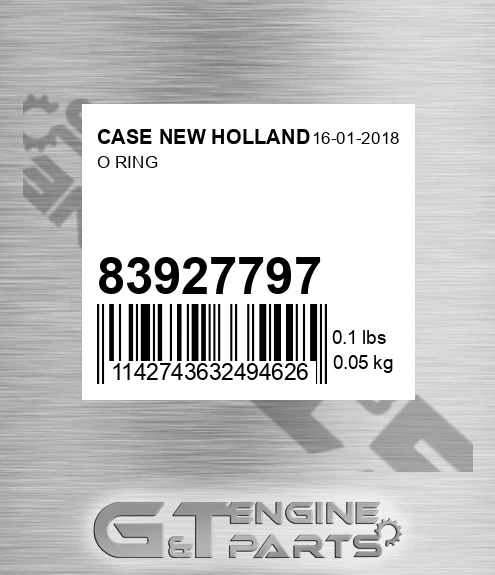 83927797 O Ring