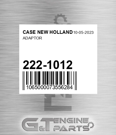 222-1012 Adaptor for CASE NEW HOLLAND