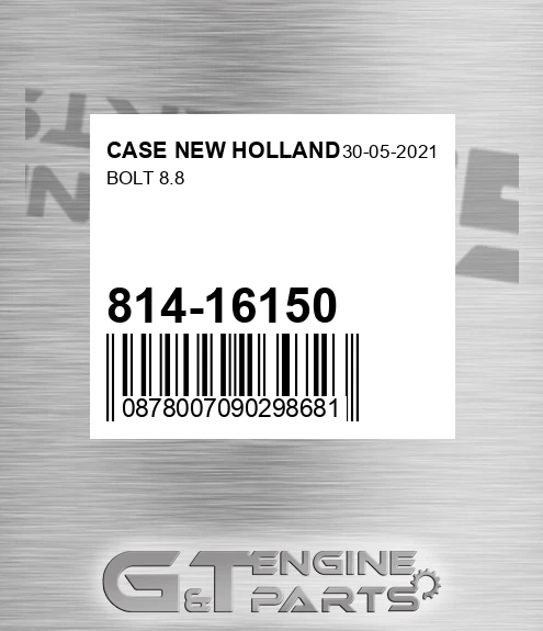 814-16150 Bolt 8.8