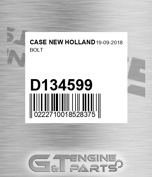 D134599 Bolt