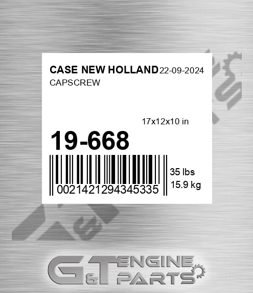 19-668 Capscrew