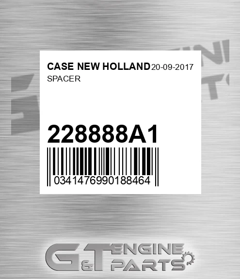228888A1 Spacer for CASE NEW HOLLAND