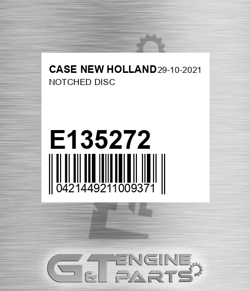 E135272 Notched Disc