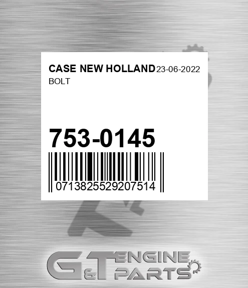 753-0145 Bolt