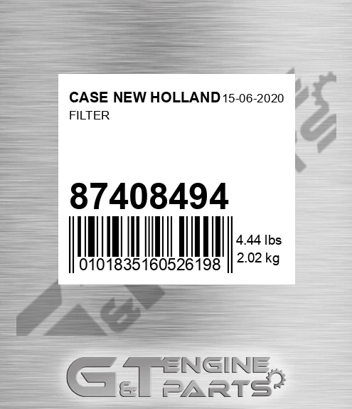 87408494 CASE NEW HOLLAND Filter