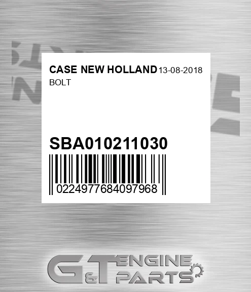 SBA010211030 Bolt