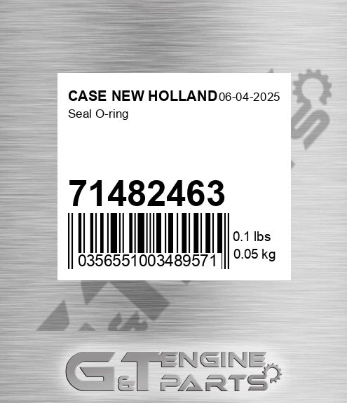 71482463 Seal O-ring