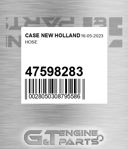 47598283 Hose for CASE NEW HOLLAND