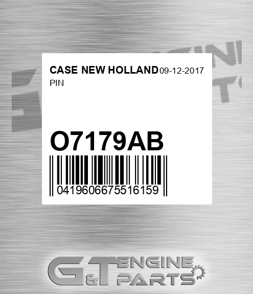 O7179AB CASE NEW HOLLAND Pin