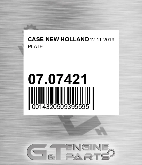 07.07421 Plate