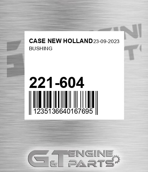 221-604 Bushing for CASE NEW HOLLAND