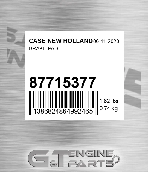 87715377 Brake Pad