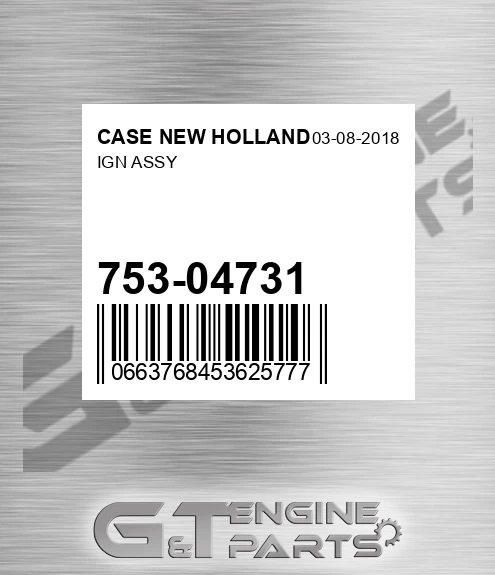 753-04731 Ign Assy