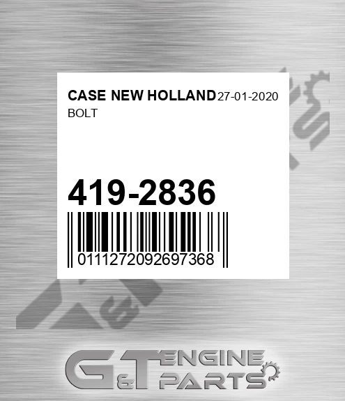 419-2836 Bolt