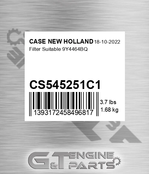 CS545251C1 Filter Suitable 9y4464bq