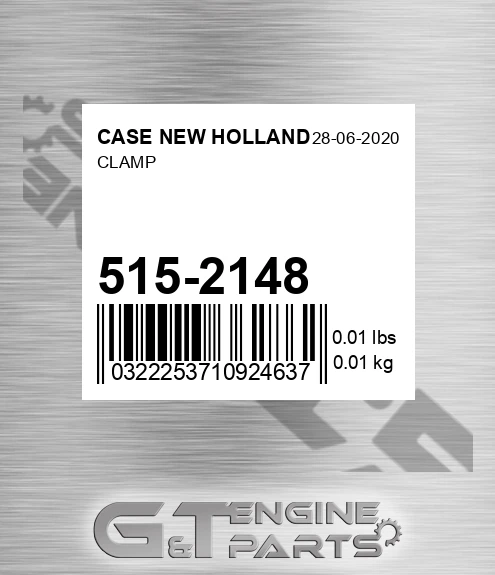 515-2148 Clamp for CASE NEW HOLLAND