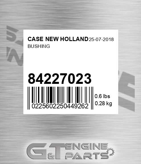 84227023 CASE NEW HOLLAND Bushing
