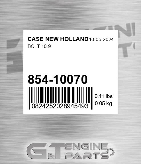854-10070 Bolt 10.9