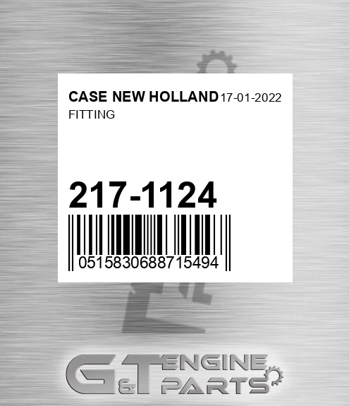 217-1124 Fitting for CASE NEW HOLLAND