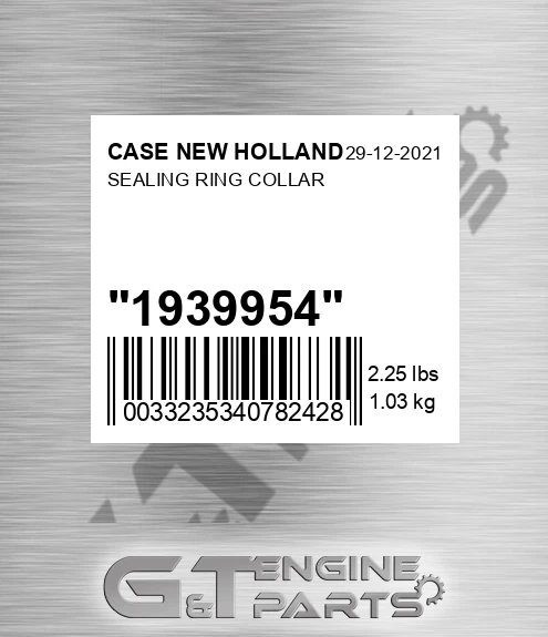 1939954 Sealing Ring Collar for CASE NEW HOLLAND