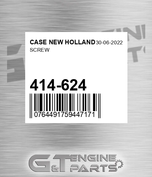 414-624 Screw for CASE NEW HOLLAND