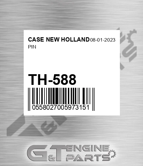 TH-588 Pin for CASE NEW HOLLAND