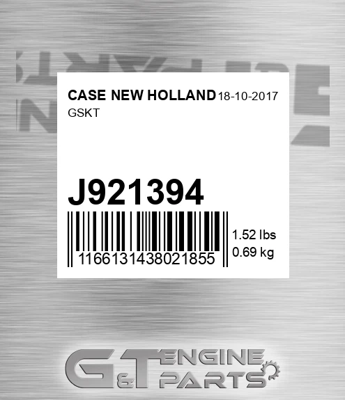 J921394 CASE NEW HOLLAND Gskt