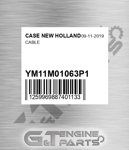 YM11M01063P1 Cable for CASE NEW HOLLAND