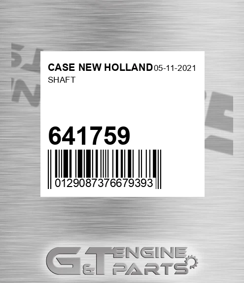 641759 Shaft for CASE NEW HOLLAND