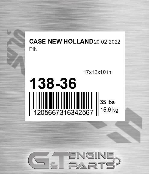 138-36 Pin