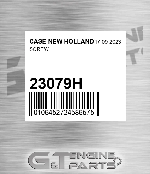 23079H Screw for CASE NEW HOLLAND